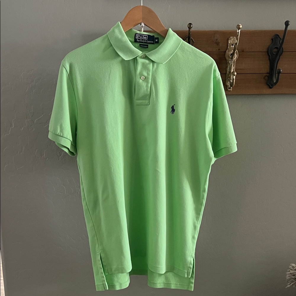 Polo by Ralph Lauren Men’s Mint Green Short Sleeve Polo
